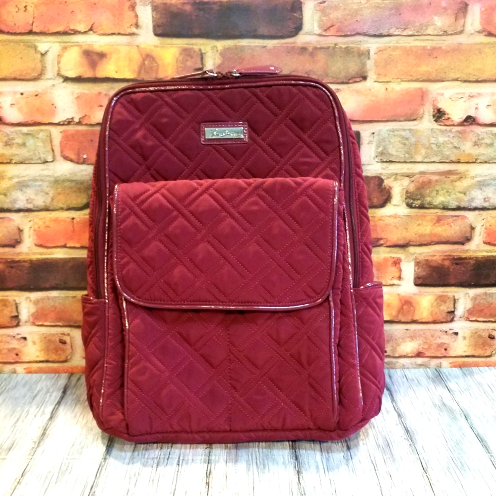 Vera Bradley Burgandy Quilted Ultimate Backpack